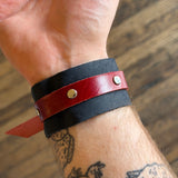 Leather Cuff by Misa Gonzales