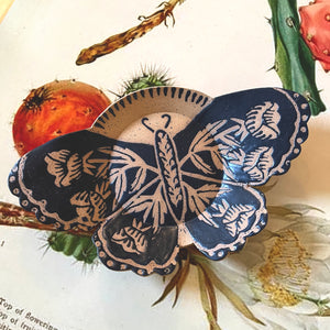 Ceramic Moth Dishes by Tough Kitty Designs