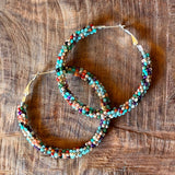 Beaded Hoops by Beads Over Diamonds