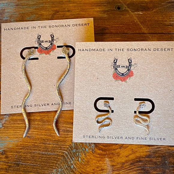 Snake Earrings by High and Dry