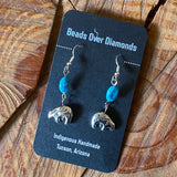 Turquoise Earrings by Beads Over Diamonds