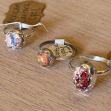 Opal Rings by Forged Silver Dust