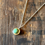 Dainty Turquoise Pendant by Lumenrose