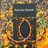 Flower Petal Hoops by Beads Over Diamonds
