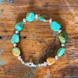 Turquoise Bracelets by Beads Over Diamonds
