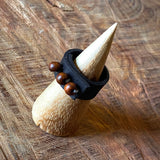 Leather Rings by Misa Gonzales