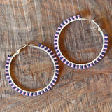 Beaded Hoops by Beads Over Diamonds