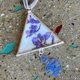 Pressed Flower Glass Ornaments by Goodness Glass