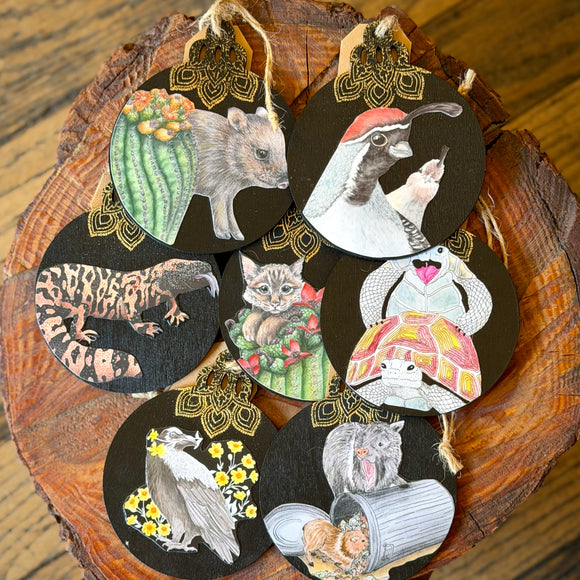 Sonoran Desert Animal Ornaments by Aall Forms of Life
