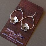 Palo Verde Blossom Hoop Earrings by Cactus Bloom Design