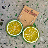 Toy Shop Earrings by Tough Kitty Designs