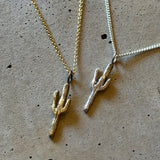 Tiny Saguaro Necklace by Heliotrope