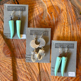 Gemstone & Crystal Earrings by Heliotrope*