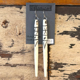 Bone Spike Earrings by Heliotrope