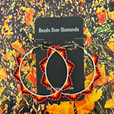 Flower Petal Hoops by Beads Over Diamonds