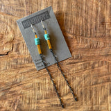 Turquoise Earrings by Heliotrope