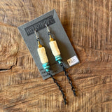Turquoise Earrings by Heliotrope