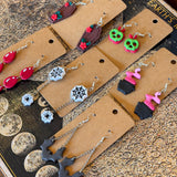 Handmade Halloween Earrings by Gemstone Jackalope