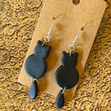 Handmade Halloween Earrings by Gemstone Jackalope