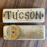 Reclaimed Wood Bottle Openers by Isaac Lange