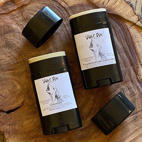 Deodorants for Sensitive Skin by Wolf Den Soaps