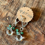 Gemstone and Turquoise Earrings by Patina Jewelry