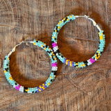 Beaded Hoops by Beads Over Diamonds