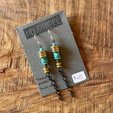 Turquoise Earrings by Heliotrope