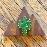 Mountain Cutout Plaques by String & Stencil