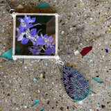 Pressed Flower Glass Ornaments by Goodness Glass