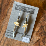 Bone Accent Earrings by Heliotrope