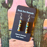 Turquoise Earrings by Beads Over Diamonds