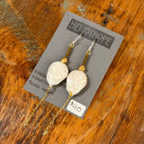 Glass & Pearl Earrings by Heliotrope