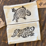 Desert Animal Canvas Zipper Pouches by Aall Forms of Life