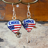 Hand Painted Earrings by Tracy Brown