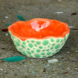Polka Dot Pinch Pots by Mehgan on the Moon
