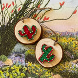 Cacti Ornaments by String & Stencil