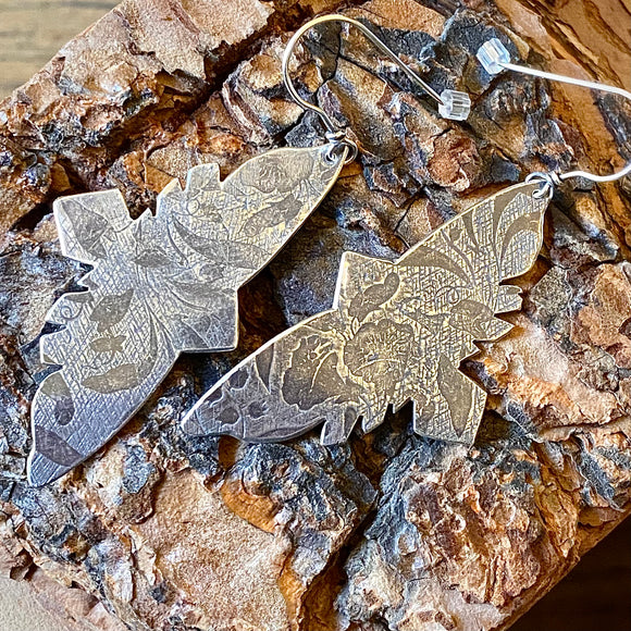 Silver Hawk Earrings by High and Dry