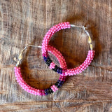 Beaded Hoops by Beads Over Diamonds