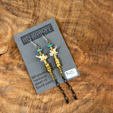Turquoise Earrings by Heliotrope