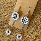 Handmade Halloween Earrings by Gemstone Jackalope