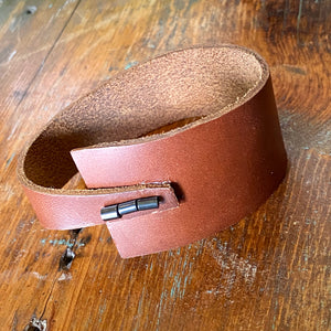 Leather Bangles by Misa Gonzales