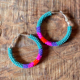 Beaded Hoops by Beads Over Diamonds