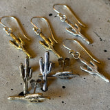 Tiny Saguaro Earrings by Heliotrope