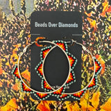 Flower Petal Hoops by Beads Over Diamonds