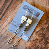 Bone Accent Earrings by Heliotrope