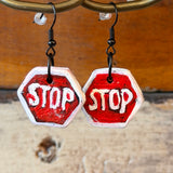 Hand Painted Earrings by Tracy Brown