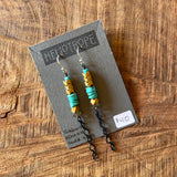 Turquoise Earrings by Heliotrope