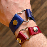 Leather Heart Bracelets by Misa Gonzales