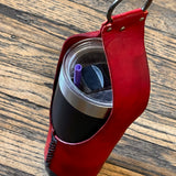 Leather Bottle Holders by Misa Gonzales